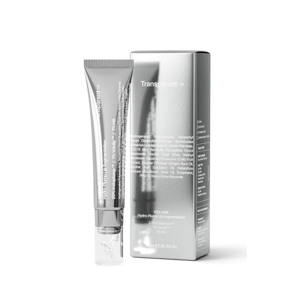 Transparent Lab Volume Hydro Plump Lip Augmentation - Блиск для губ з ефектом збільшення